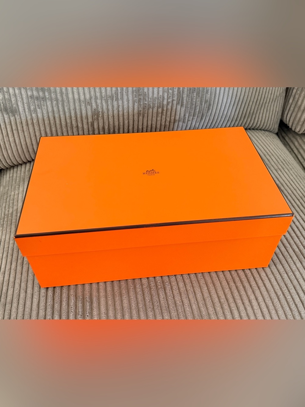 Hermes Bright Orange Signature Gift Box